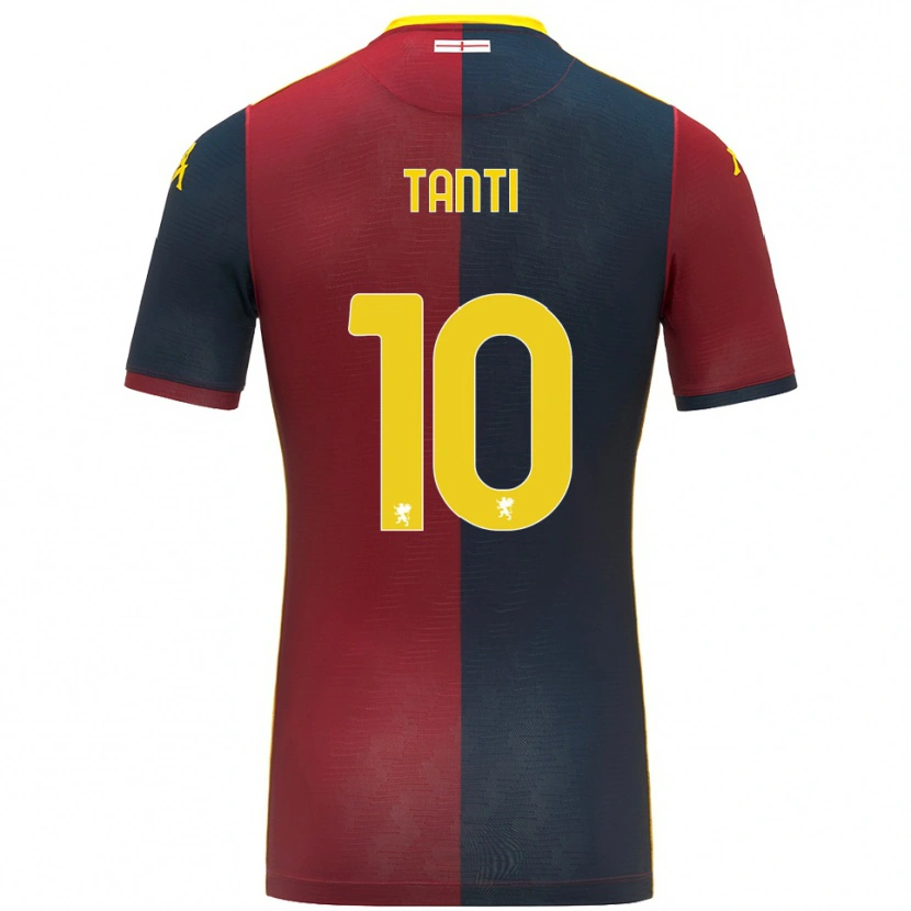 Danxen Kinder Caden Tanti #10 Rot Königsblau Heimtrikot Trikot 2025/26 T-Shirt Österreich