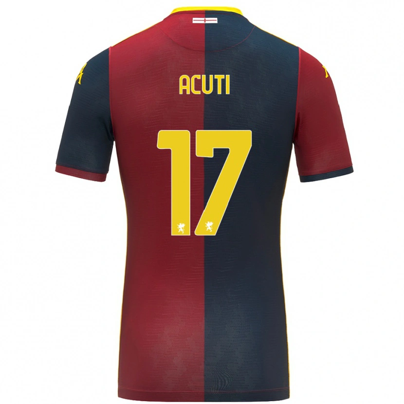 Danxen Kinder Arianna Acuti #17 Rot Königsblau Heimtrikot Trikot 2025/26 T-Shirt Österreich