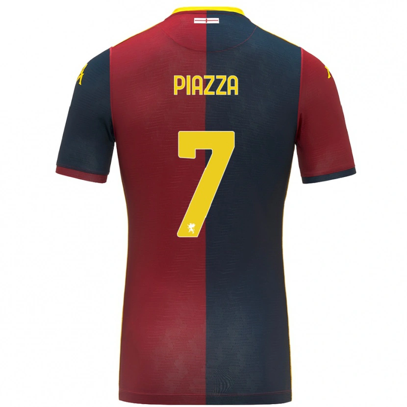Danxen Kinder Matteo Piazza #7 Rot Königsblau Heimtrikot Trikot 2025/26 T-Shirt Österreich