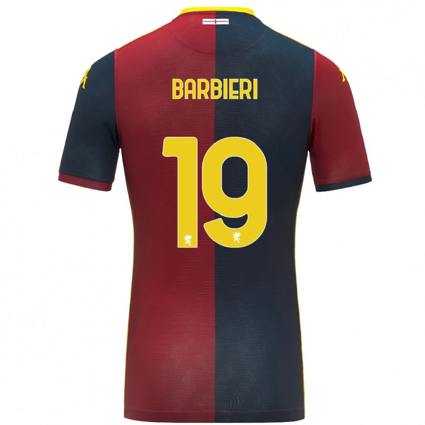 Danxen Kinder Filippo Barbieri #19 Rot Königsblau Heimtrikot Trikot 2025/26 T-Shirt Österreich