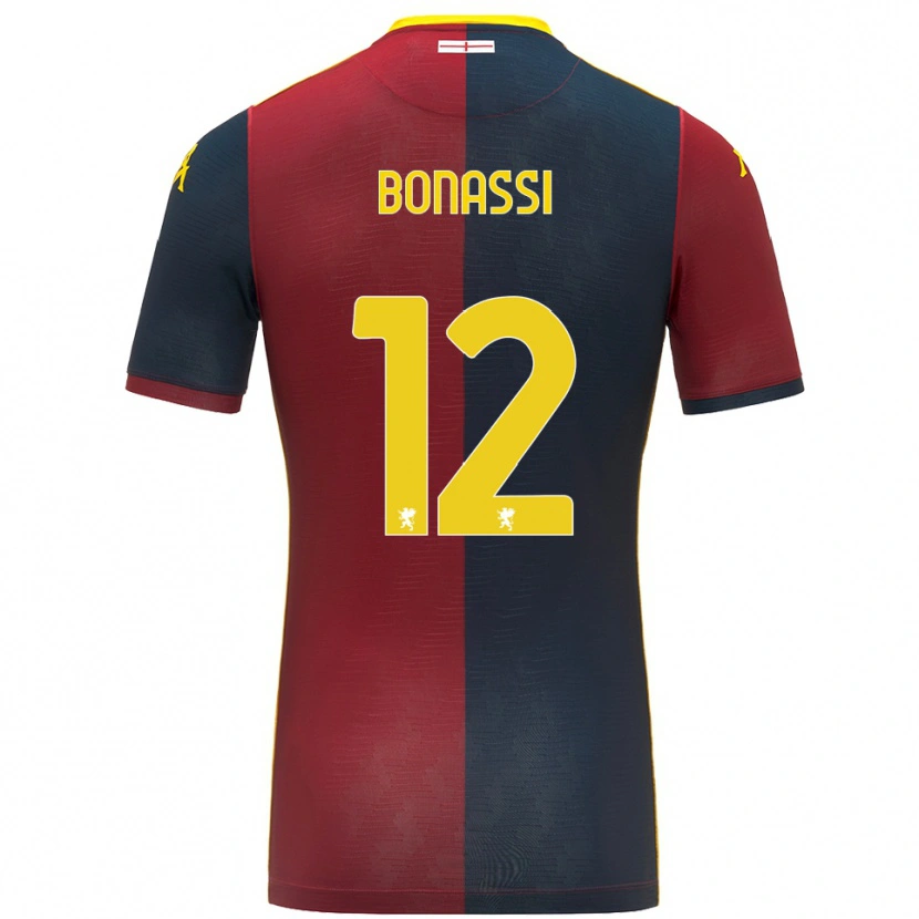 Danxen Kinder Lorenzo Bonassi #12 Rot Königsblau Heimtrikot Trikot 2025/26 T-Shirt Österreich