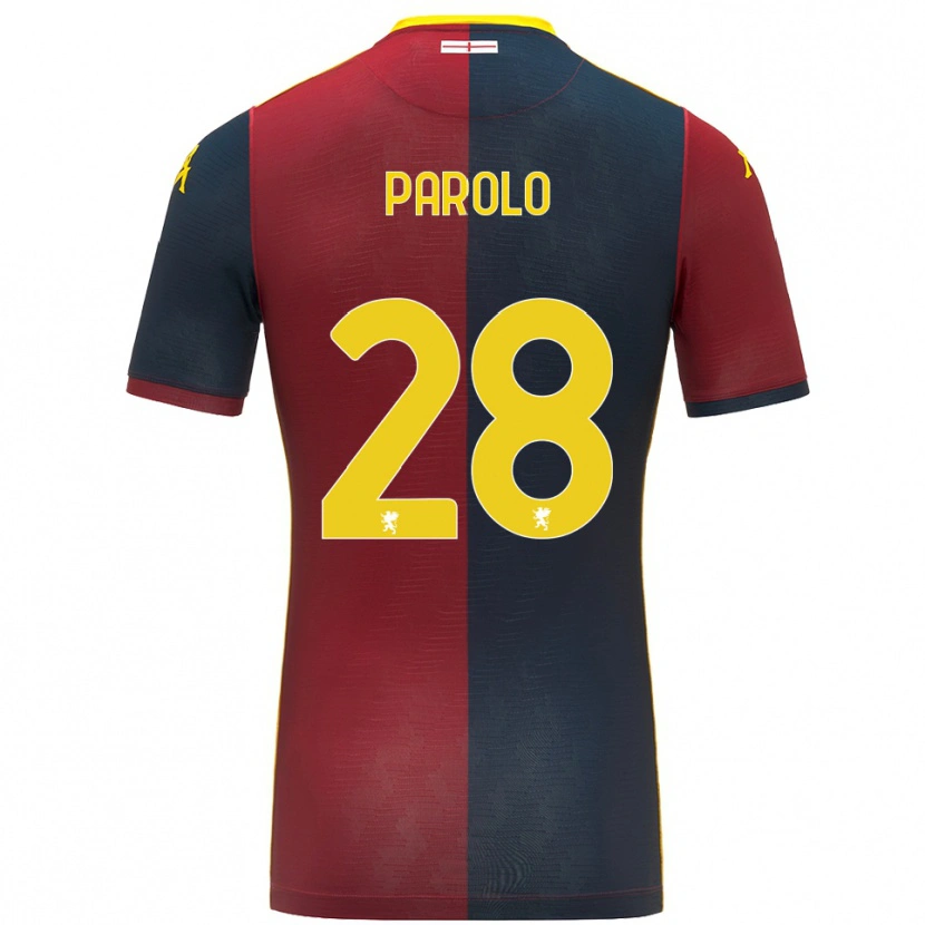Danxen Kinder Lucrezia Parolo #28 Rot Königsblau Heimtrikot Trikot 2025/26 T-Shirt Österreich