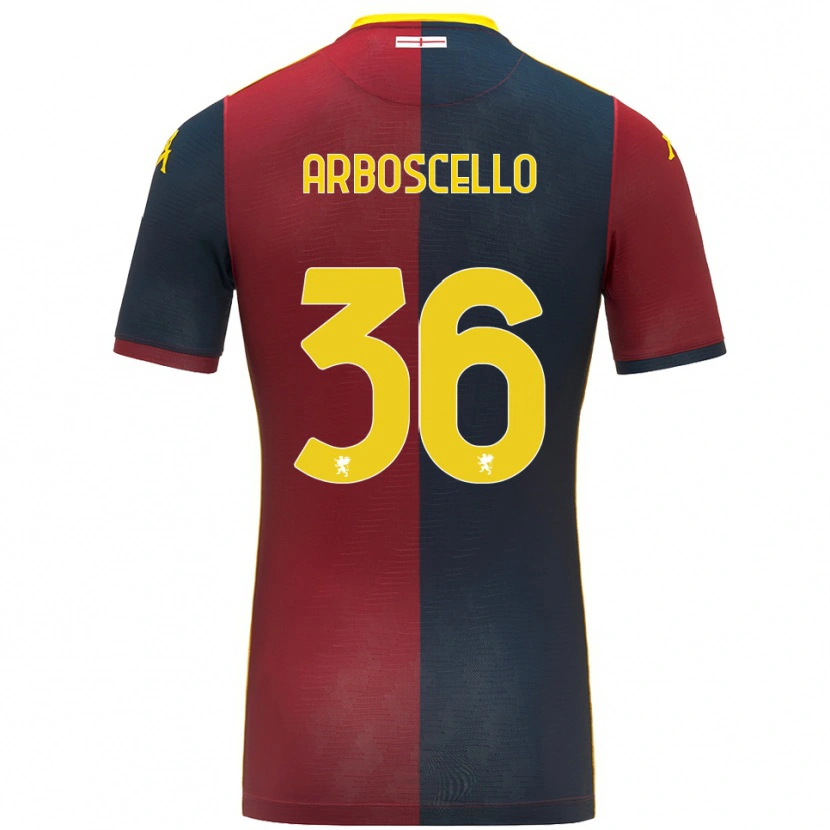 Danxen Kinder Riccardo Arboscello #36 Rot Königsblau Heimtrikot Trikot 2025/26 T-Shirt Österreich