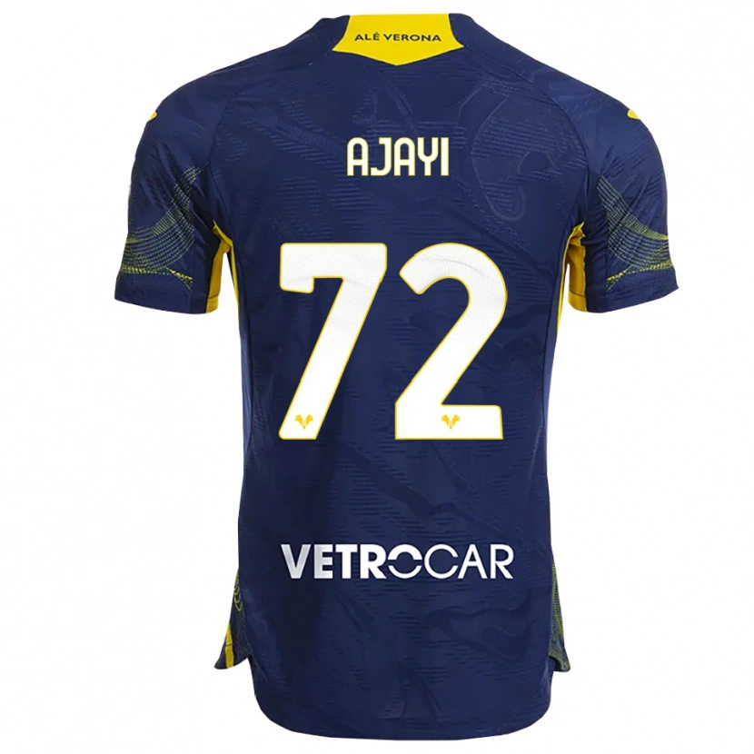Danxen Kinder Junior Ajayi #72 Marineblau Gelb Heimtrikot Trikot 2025/26 T-Shirt Österreich