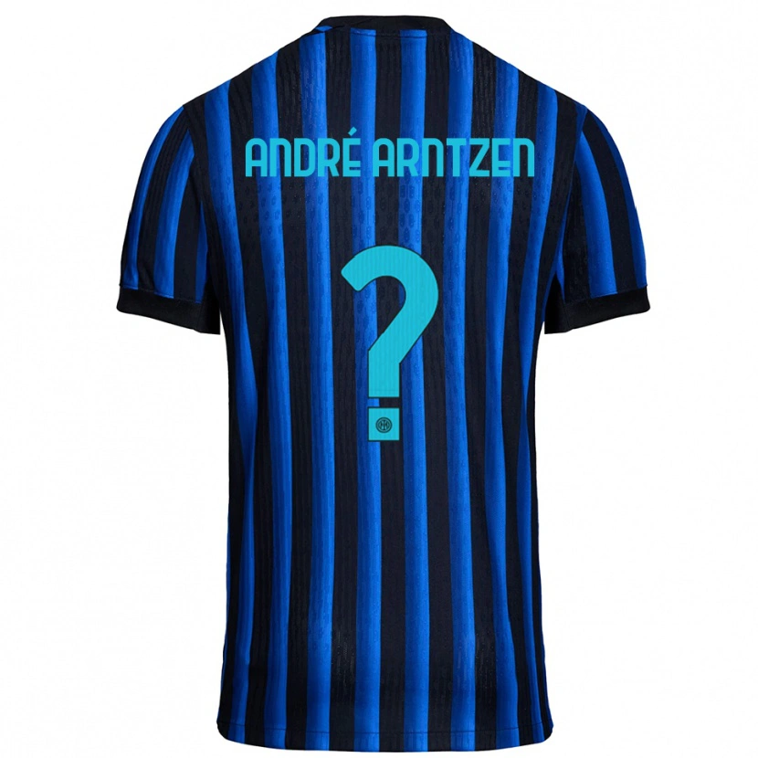 Danxen Kinder Matheo André Arntzen #0 Schwarz Blau Heimtrikot Trikot 2025/26 T-Shirt Österreich