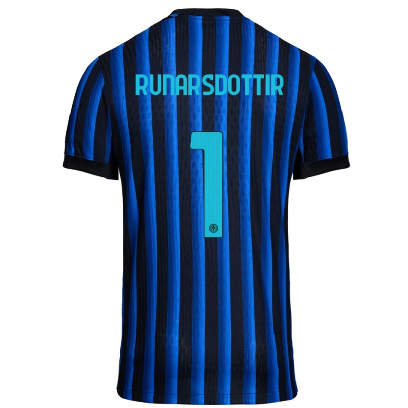 Danxen Kinder Cecilía Rán Rúnarsdóttir #1 Schwarz Blau Heimtrikot Trikot 2025/26 T-Shirt Österreich