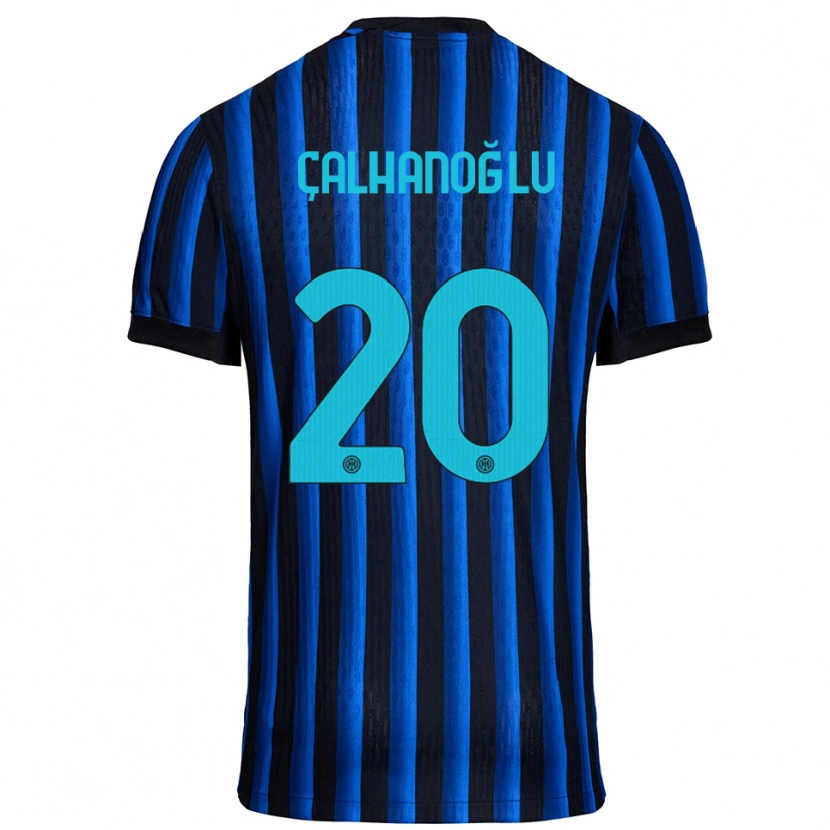 Danxen Kinder Hakan Çalhanoğlu #20 Schwarz Blau Heimtrikot Trikot 2025/26 T-Shirt Österreich