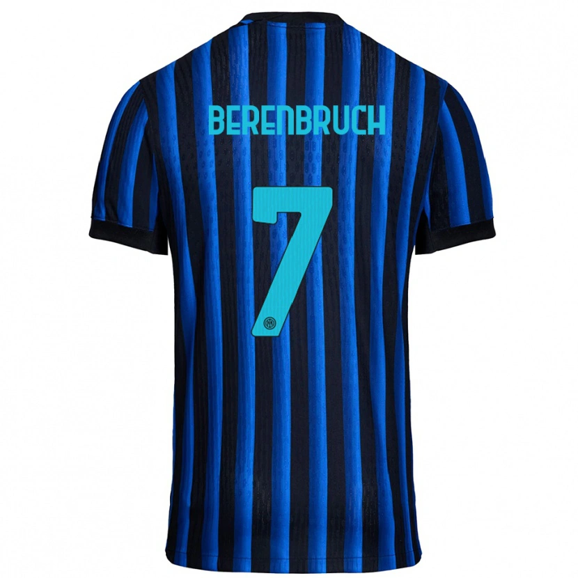 Danxen Kinder Thomas Berenbruch #7 Schwarz Blau Heimtrikot Trikot 2025/26 T-Shirt Österreich