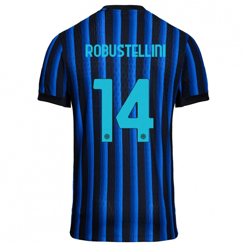 Danxen Kinder Chiara Robustellini #14 Schwarz Blau Heimtrikot Trikot 2025/26 T-Shirt Österreich