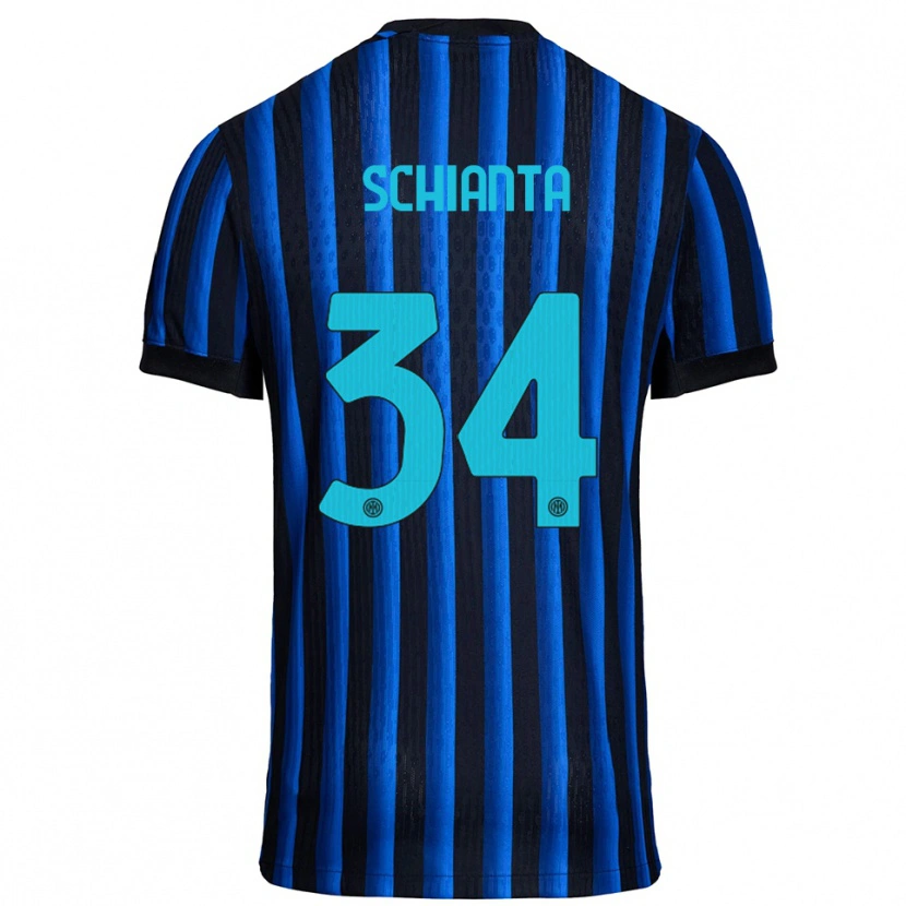 Danxen Kinder Valentina Schianta #34 Schwarz Blau Heimtrikot Trikot 2025/26 T-Shirt Österreich