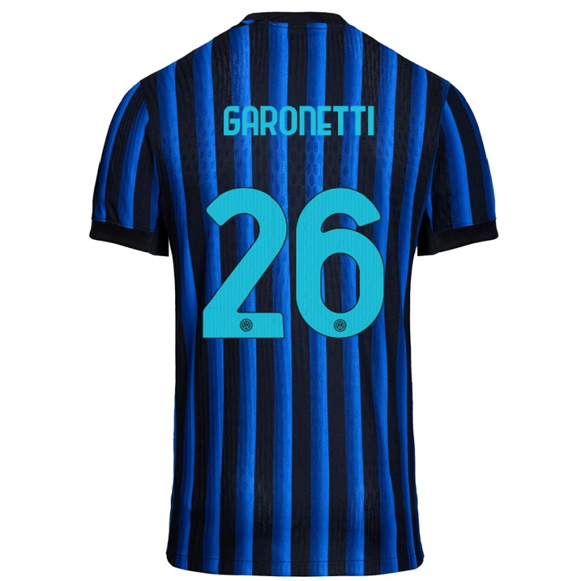Danxen Kinder Gabriele Garonetti #26 Schwarz Blau Heimtrikot Trikot 2025/26 T-Shirt Österreich