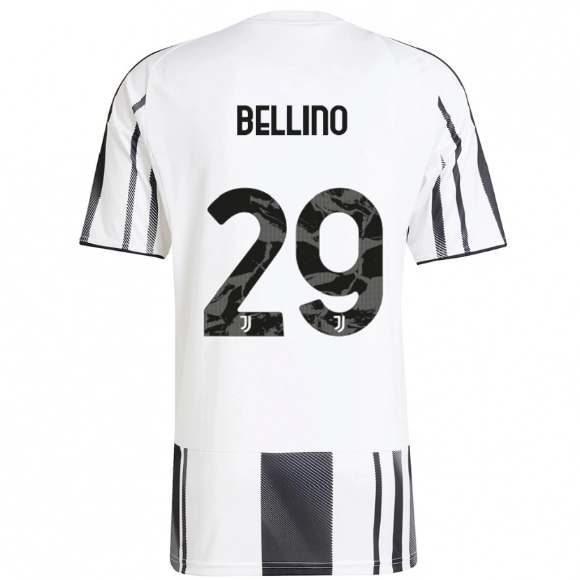 Danxen Kinder Filippo Bellino #29 Weiß Schwarz Heimtrikot Trikot 2025/26 T-Shirt Österreich