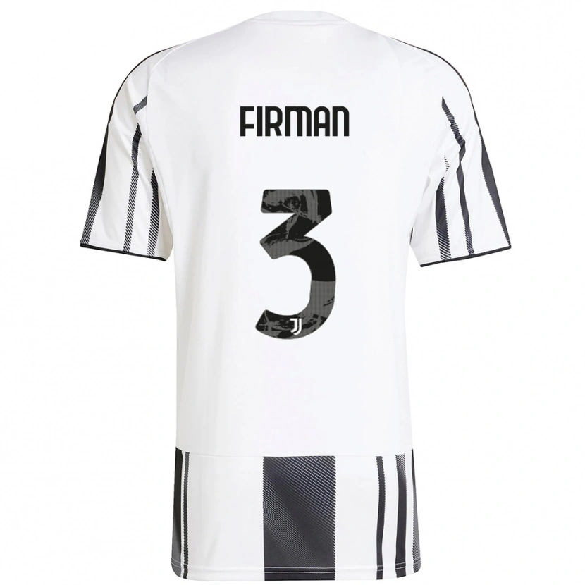 Danxen Kinder Andriy Firman #3 Weiß Schwarz Heimtrikot Trikot 2025/26 T-Shirt Österreich
