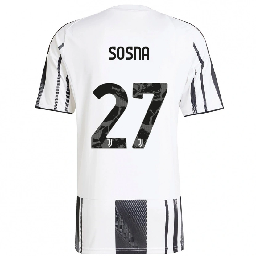 Danxen Kinder Adam Sosna #27 Weiß Schwarz Heimtrikot Trikot 2025/26 T-Shirt Österreich