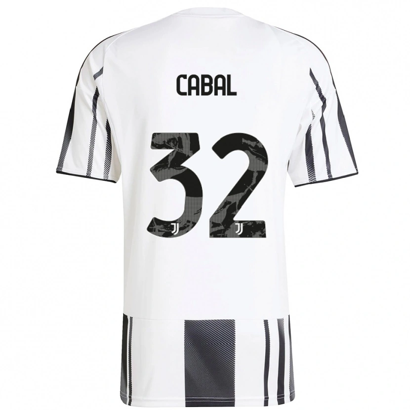 Danxen Kinder Juan Cabal #32 Weiß Schwarz Heimtrikot Trikot 2025/26 T-Shirt Österreich