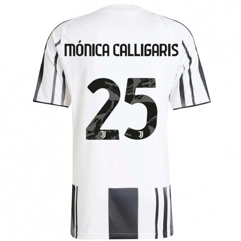Danxen Kinder Viola Mónica Calligaris #25 Weiß Schwarz Heimtrikot Trikot 2025/26 T-Shirt Österreich