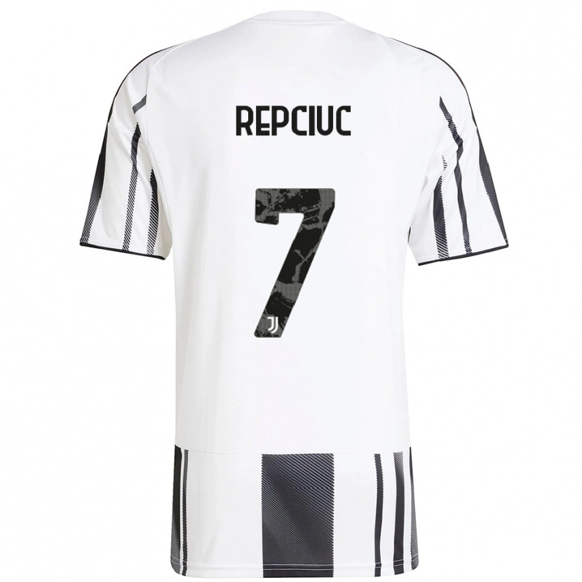 Danxen Kinder Gabriel Repciuc #7 Weiß Schwarz Heimtrikot Trikot 2025/26 T-Shirt Österreich