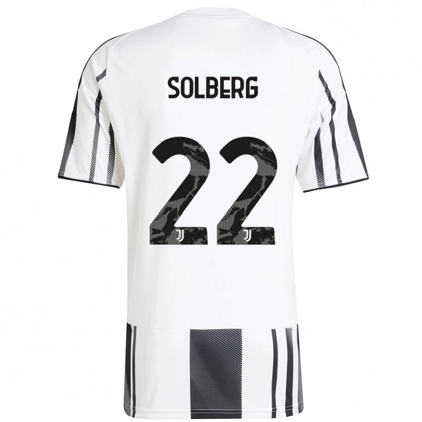 Danxen Kinder Elias Solberg #22 Weiß Schwarz Heimtrikot Trikot 2025/26 T-Shirt Österreich