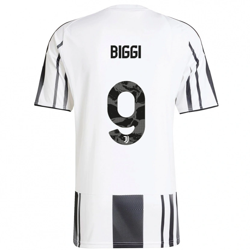 Danxen Kinder Silvano Biggi #9 Weiß Schwarz Heimtrikot Trikot 2025/26 T-Shirt Österreich