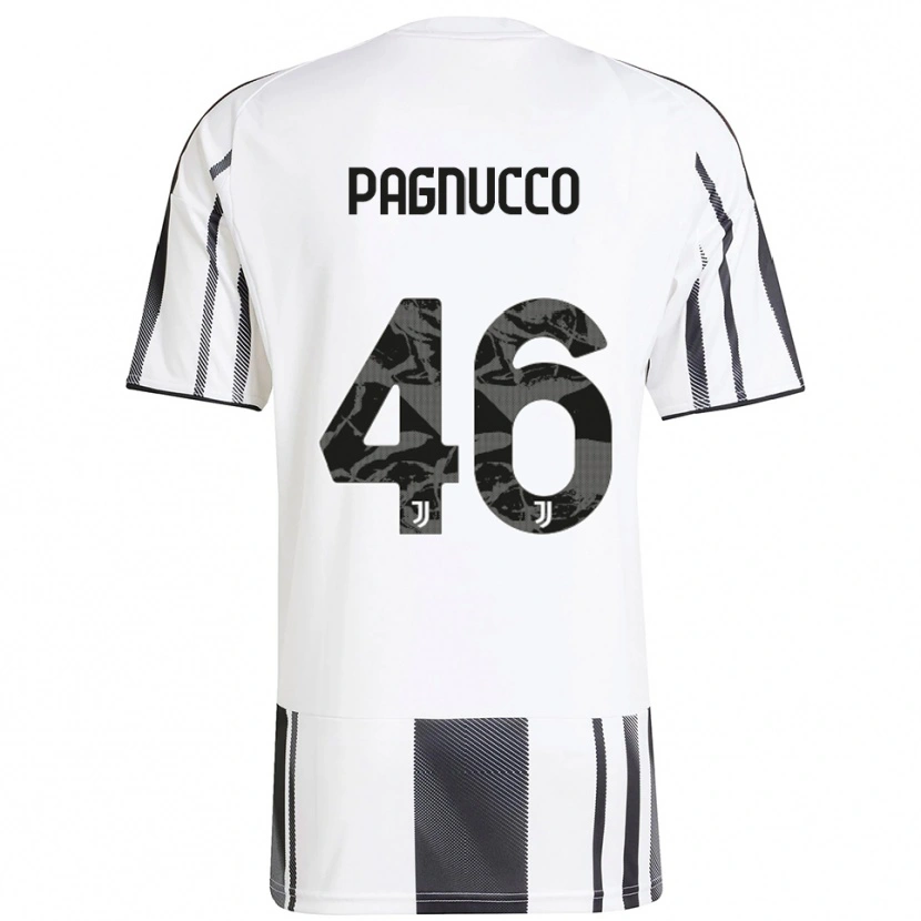 Danxen Kinder Filippo Pagnucco #46 Weiß Schwarz Heimtrikot Trikot 2025/26 T-Shirt Österreich