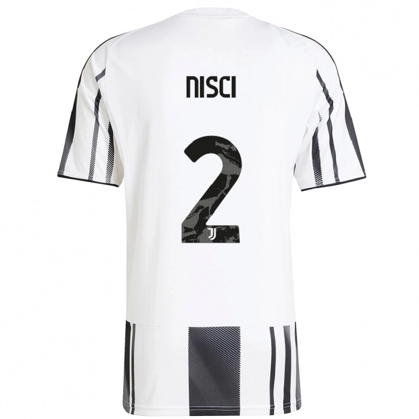 Danxen Kinder Alessandro Nisci #2 Weiß Schwarz Heimtrikot Trikot 2025/26 T-Shirt Österreich