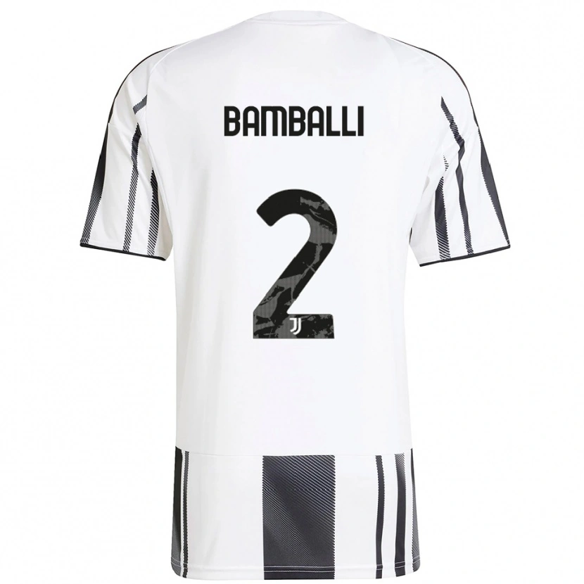 Danxen Kinder Léo Bamballi #2 Weiß Schwarz Heimtrikot Trikot 2025/26 T-Shirt Österreich