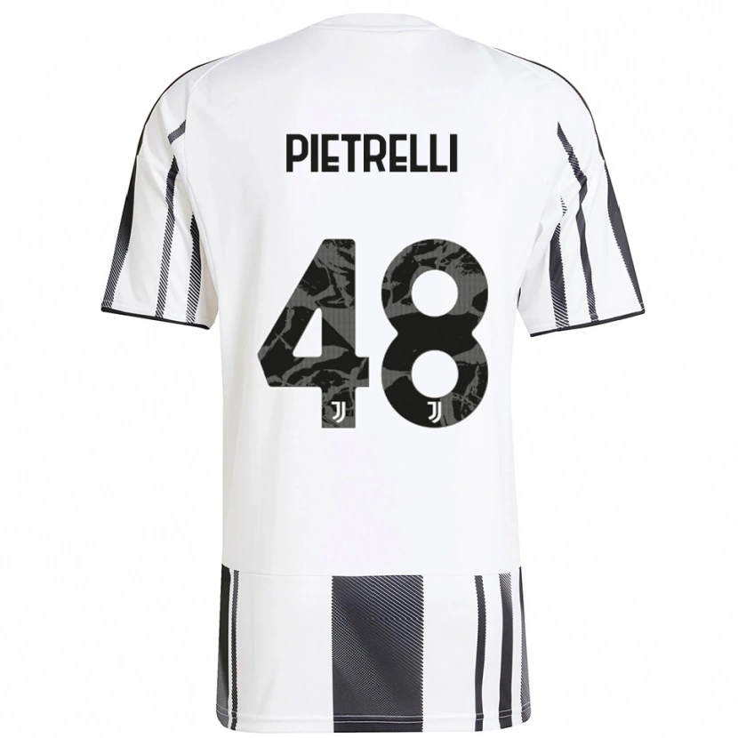 Danxen Kinder Alessandro Pietrelli #48 Weiß Schwarz Heimtrikot Trikot 2025/26 T-Shirt Österreich