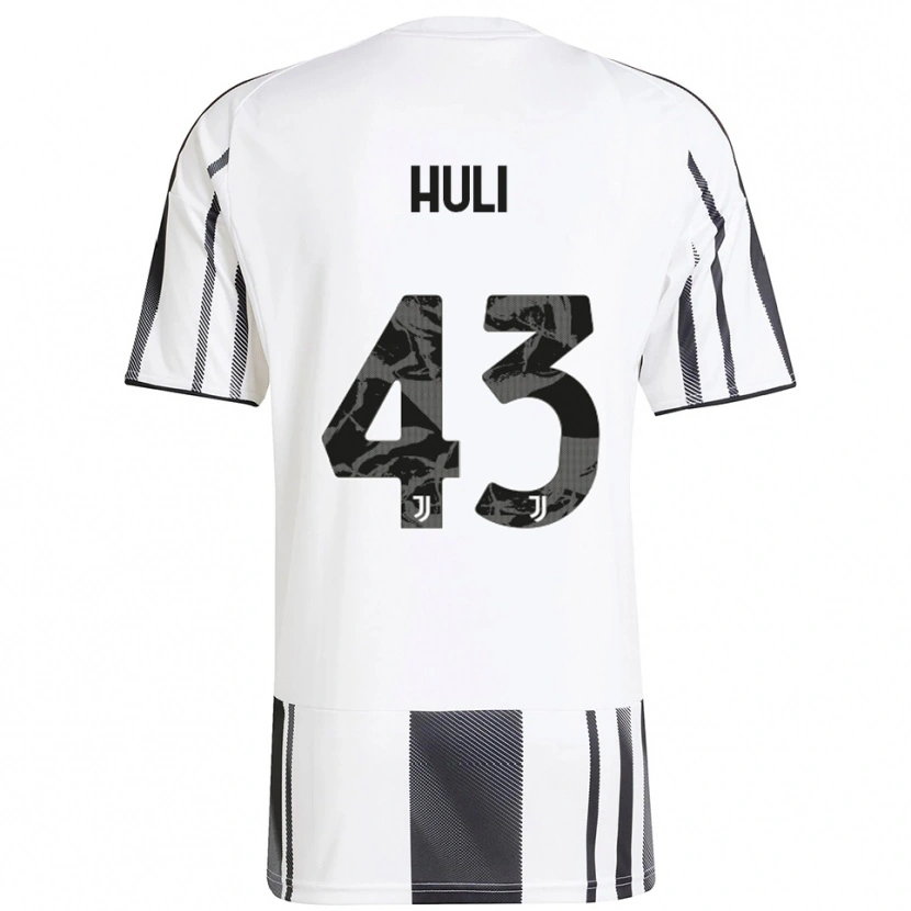 Danxen Kinder Raffaele Huli #43 Weiß Schwarz Heimtrikot Trikot 2025/26 T-Shirt Österreich