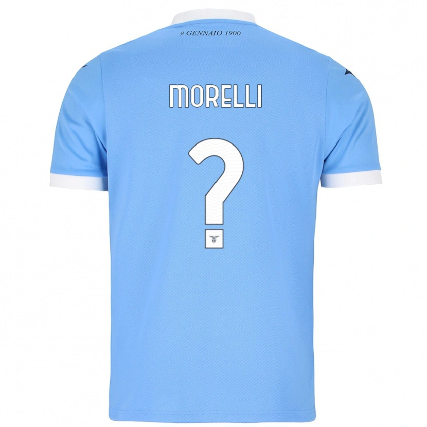 Danxen Kinder Manuel Morelli #0 Himmelblau Weiß Heimtrikot Trikot 2025/26 T-Shirt Österreich