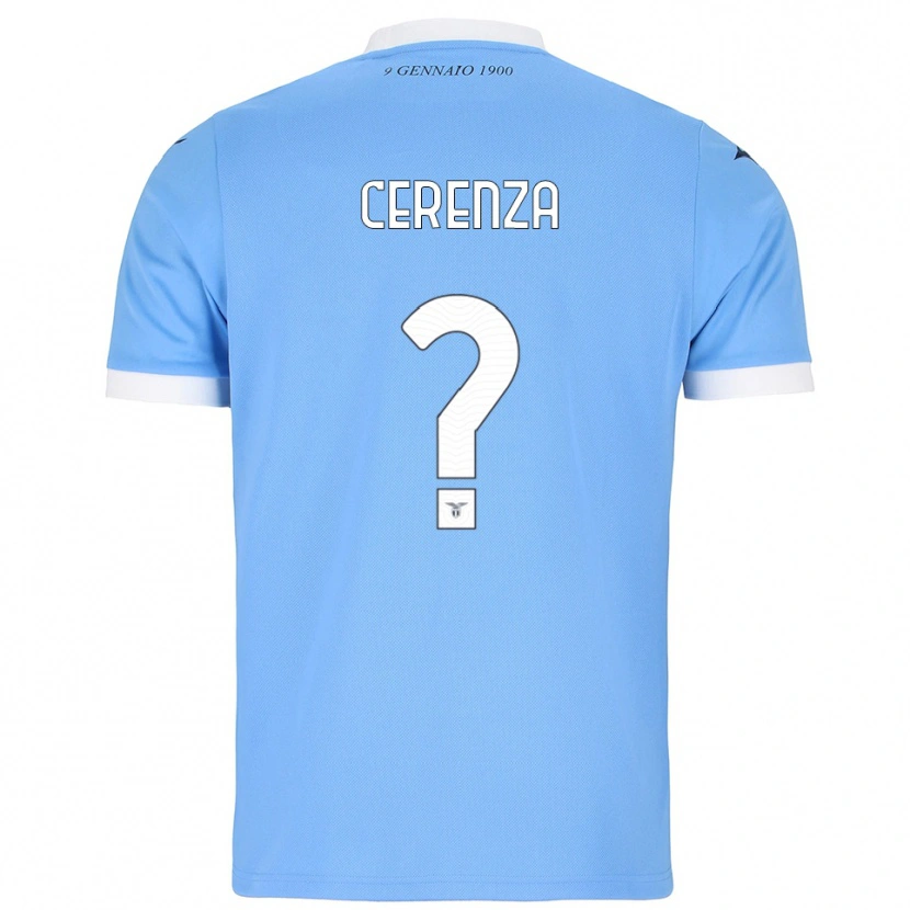 Danxen Kinder Francesco Cerenza #0 Himmelblau Weiß Heimtrikot Trikot 2025/26 T-Shirt Österreich