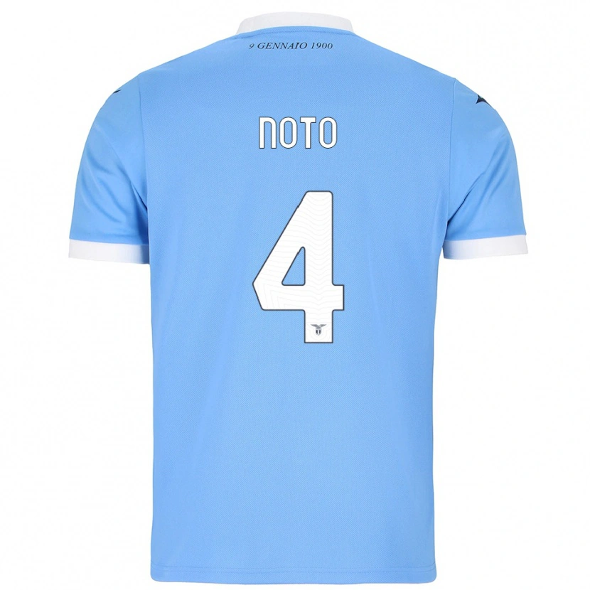Danxen Kinder Pierpaolo Noto #4 Himmelblau Weiß Heimtrikot Trikot 2025/26 T-Shirt Österreich