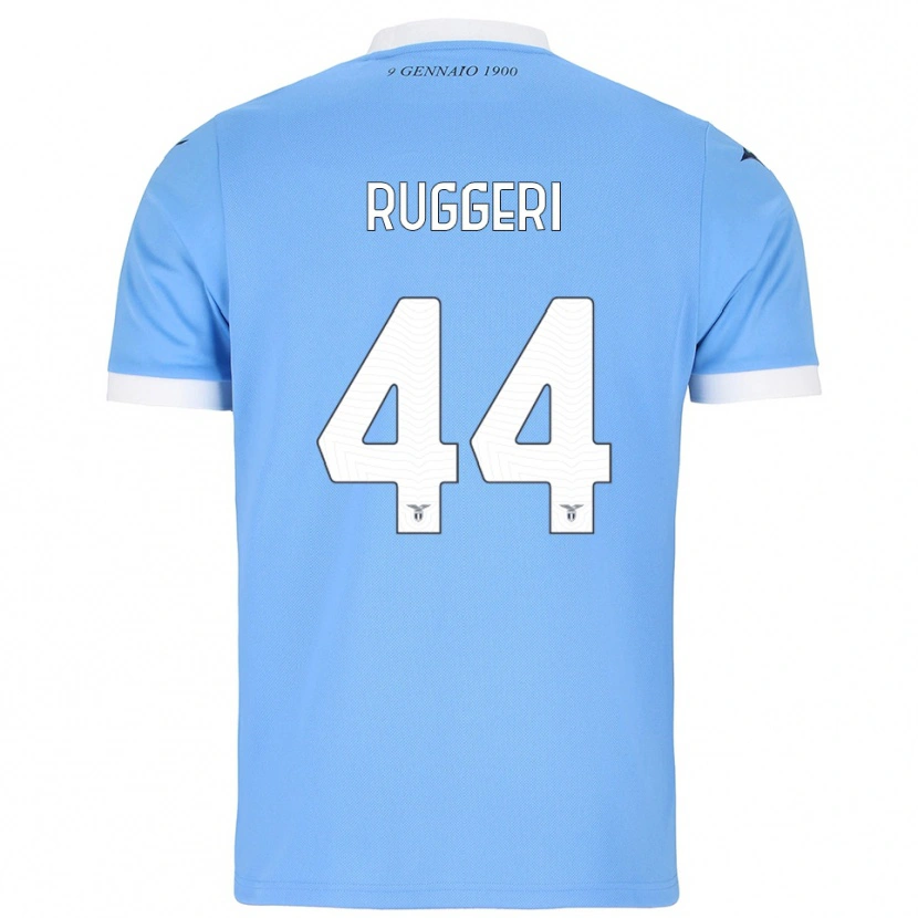 Danxen Kinder Fabio Andrea Ruggeri #44 Himmelblau Weiß Heimtrikot Trikot 2025/26 T-Shirt Österreich