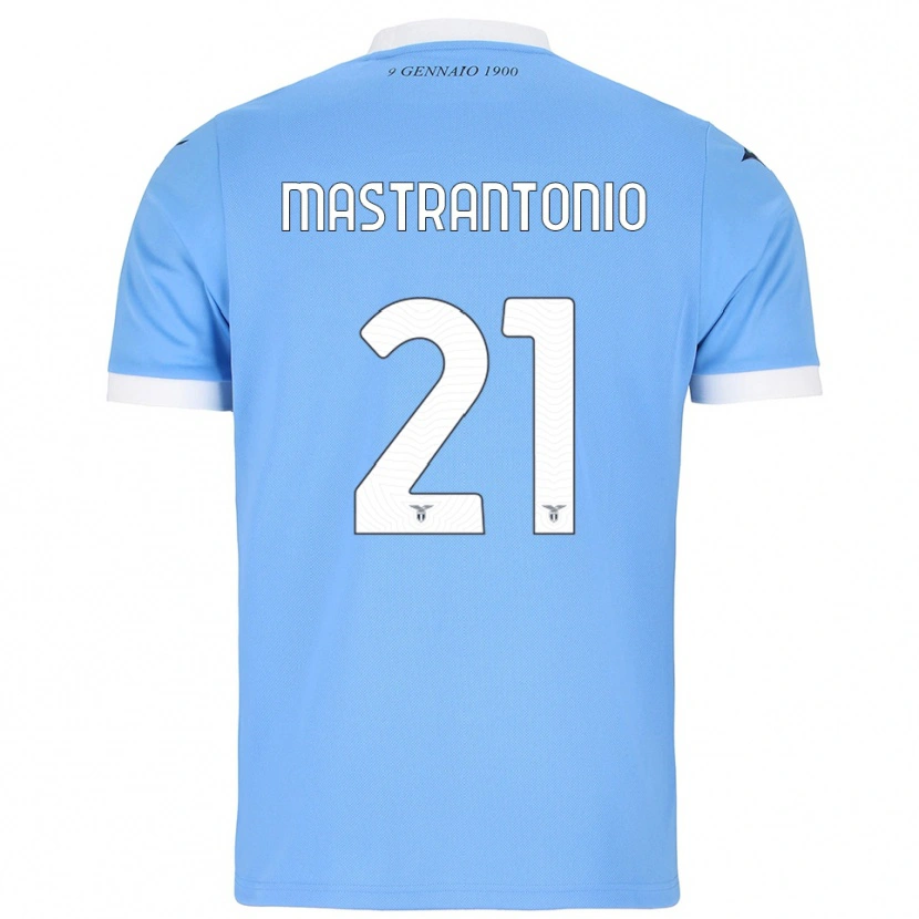 Danxen Kinder Ella Mastrantonio #21 Himmelblau Weiß Heimtrikot Trikot 2025/26 T-Shirt Österreich