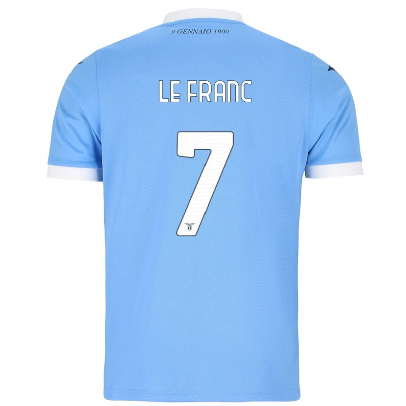 Danxen Kinder Chloé Le Franc #7 Himmelblau Weiß Heimtrikot Trikot 2025/26 T-Shirt Österreich