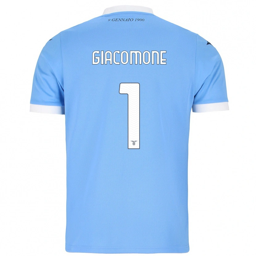 Danxen Kinder Giacomo Giacomone #1 Himmelblau Weiß Heimtrikot Trikot 2025/26 T-Shirt Österreich