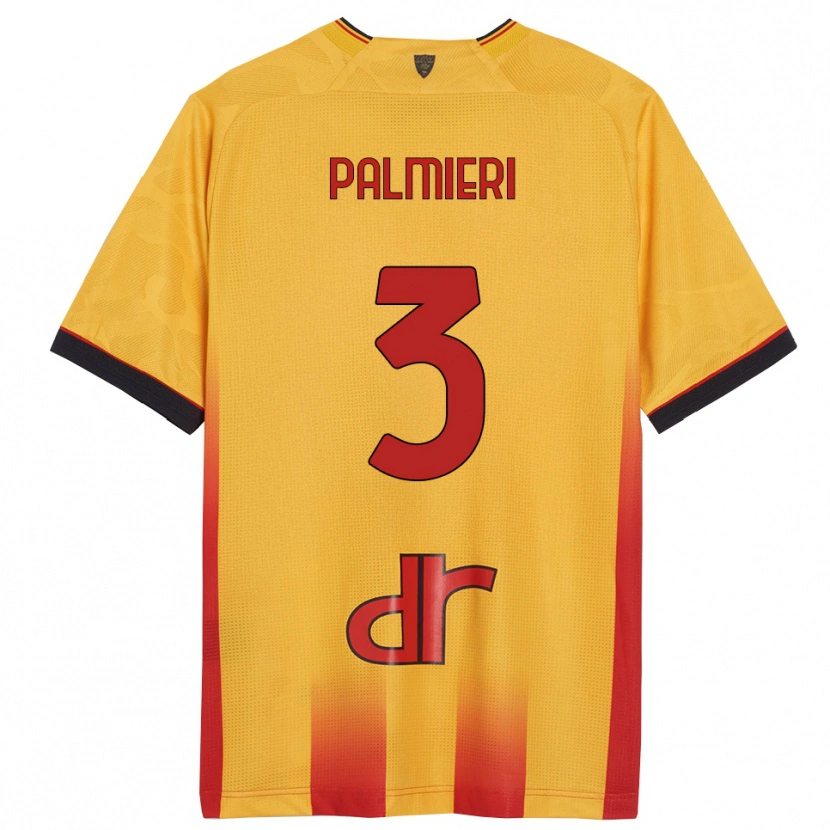 Danxen Kinder Andrea Palmieri #3 Gelb Orange Heimtrikot Trikot 2025/26 T-Shirt Österreich