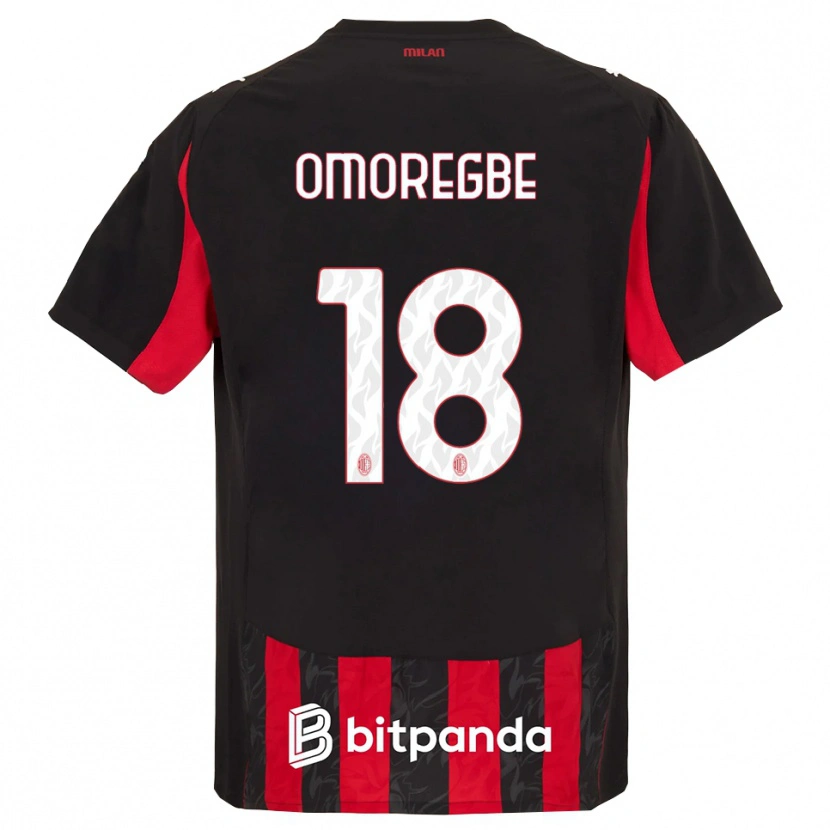 Danxen Kinder Bob Murphy Omoregbe #18 Rot Schwarz Heimtrikot Trikot 2025/26 T-Shirt Österreich
