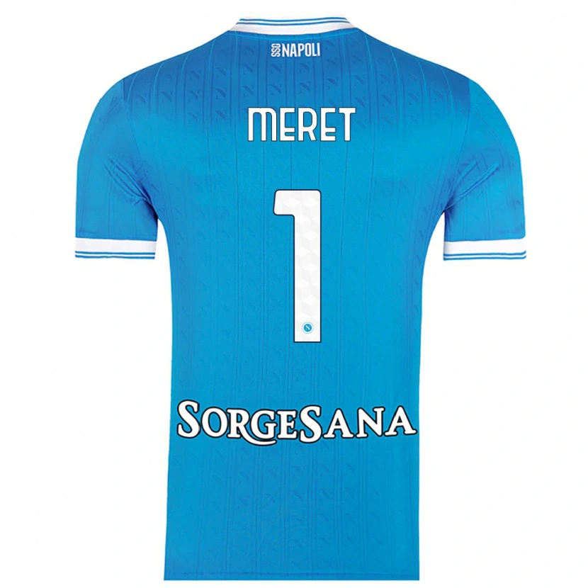 Danxen Kinder Alex Meret #1 Himmelblau Weiß Heimtrikot Trikot 2025/26 T-Shirt Österreich