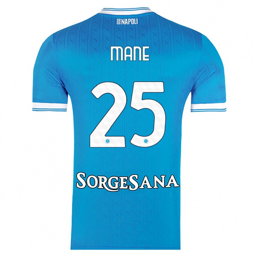 Danxen Kinder Balla Mousa Mane #25 Himmelblau Weiß Heimtrikot Trikot 2025/26 T-Shirt Österreich