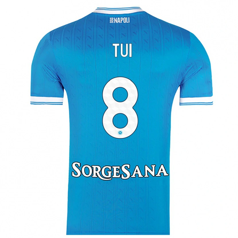Danxen Kinder Sara Tui #8 Himmelblau Weiß Heimtrikot Trikot 2025/26 T-Shirt Österreich