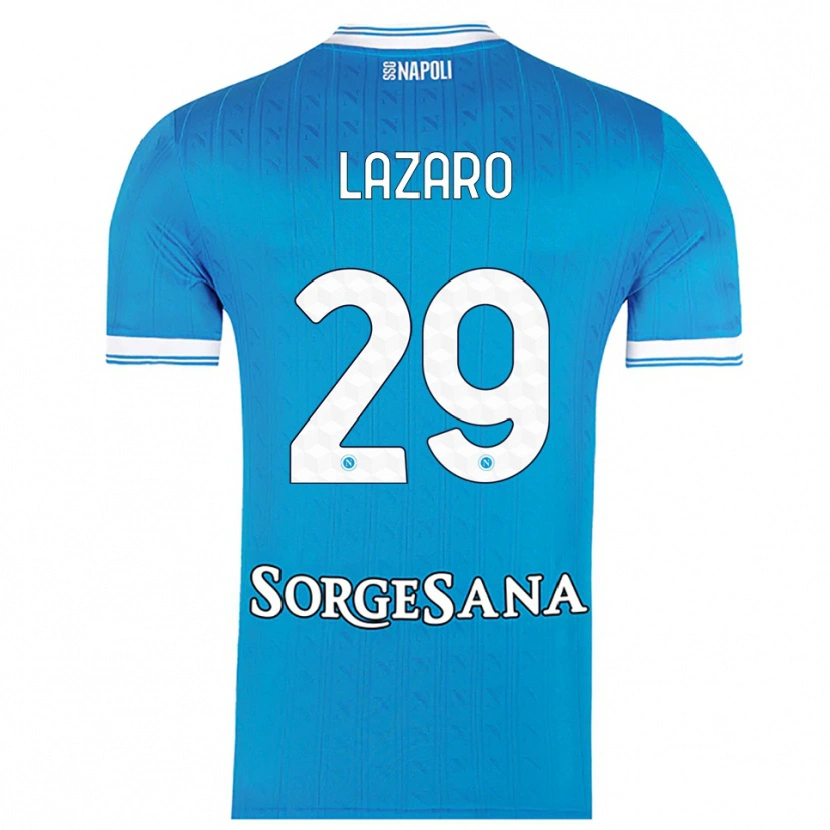 Danxen Kinder Paloma Lázaro #29 Himmelblau Weiß Heimtrikot Trikot 2025/26 T-Shirt Österreich