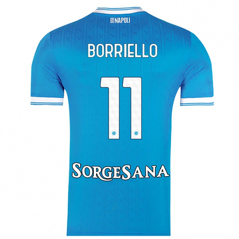 Danxen Kinder Salvatore Borriello #11 Himmelblau Weiß Heimtrikot Trikot 2025/26 T-Shirt Österreich