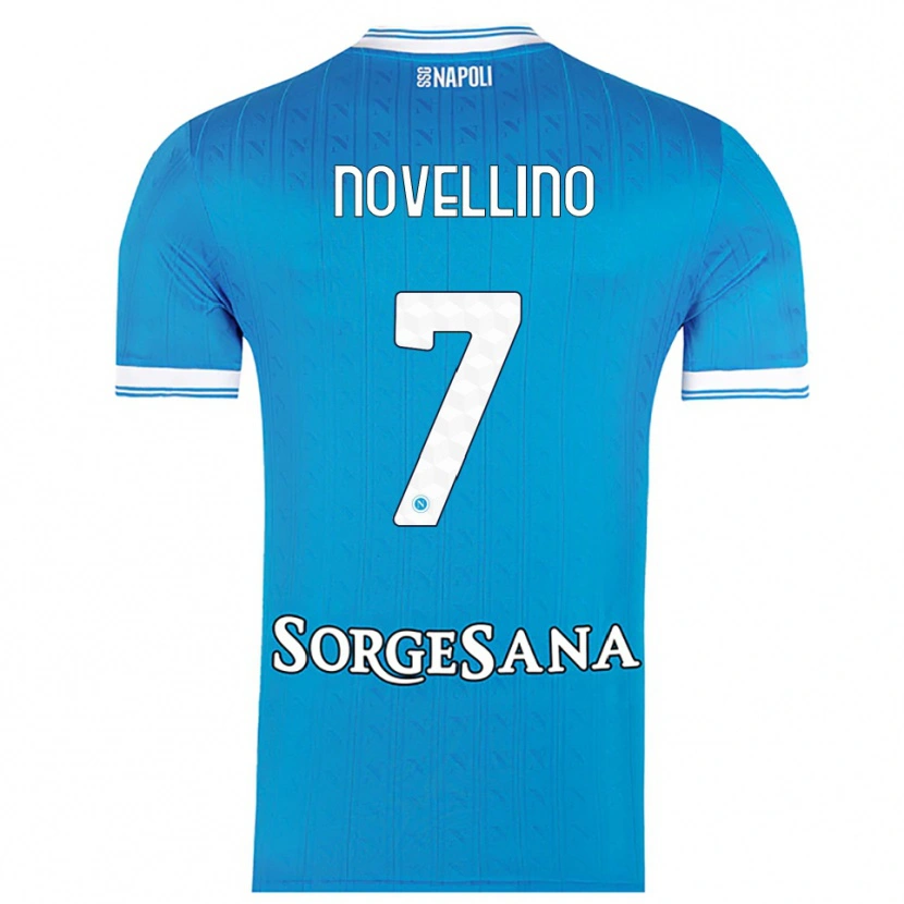 Danxen Kinder Debora Novellino #7 Himmelblau Weiß Heimtrikot Trikot 2025/26 T-Shirt Österreich