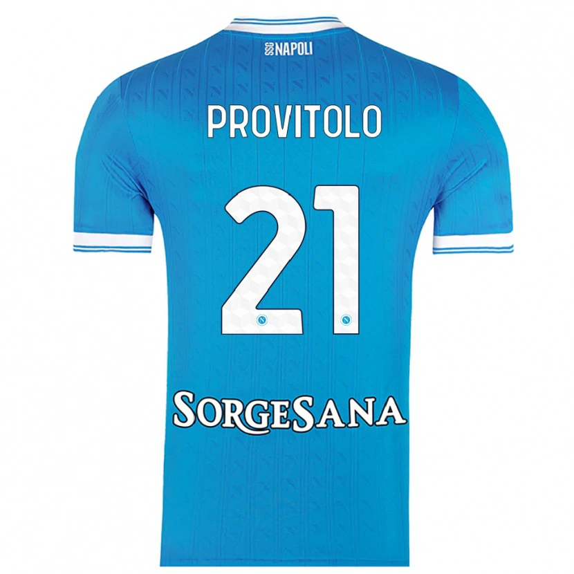 Danxen Kinder Vincenzo Provitolo #21 Himmelblau Weiß Heimtrikot Trikot 2025/26 T-Shirt Österreich