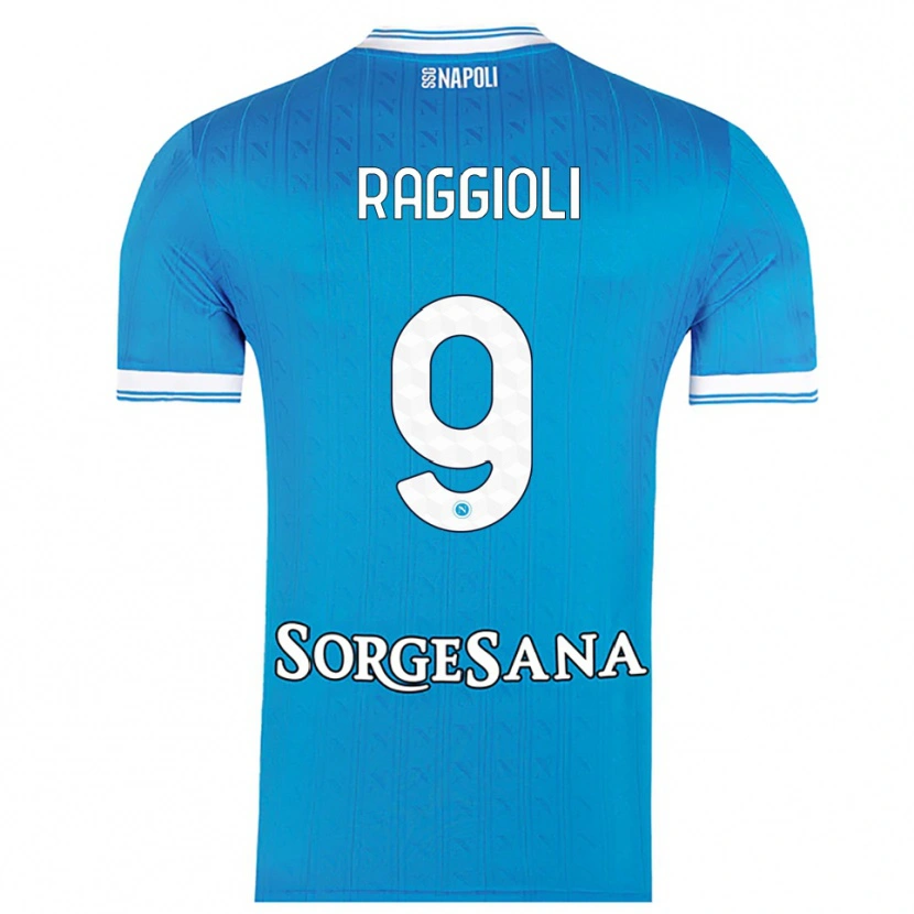 Danxen Kinder Christian Raggioli #9 Himmelblau Weiß Heimtrikot Trikot 2025/26 T-Shirt Österreich