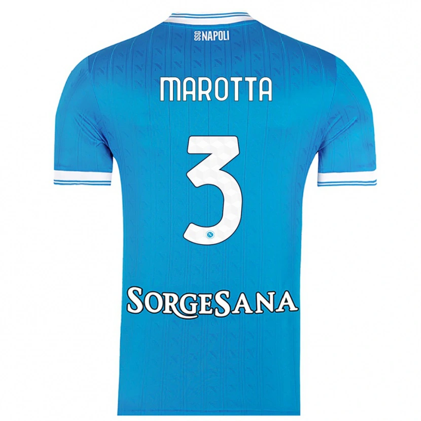 Danxen Kinder Gabriele Marotta #3 Himmelblau Weiß Heimtrikot Trikot 2025/26 T-Shirt Österreich