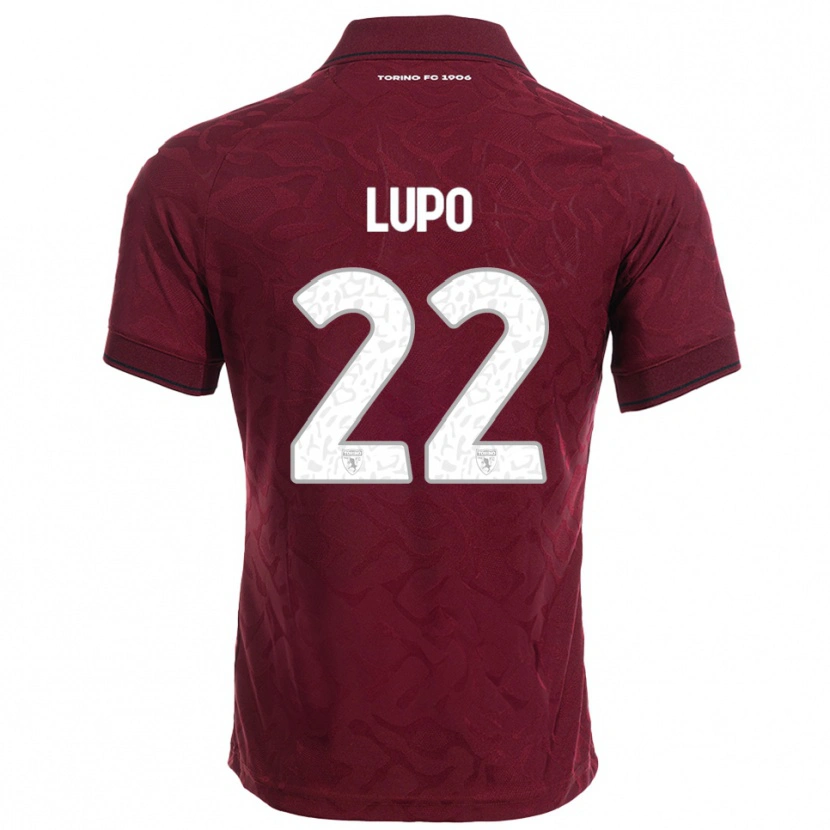 Danxen Kinder Enrica Lupo #22 Burgunderrot Weiß Heimtrikot Trikot 2025/26 T-Shirt Österreich