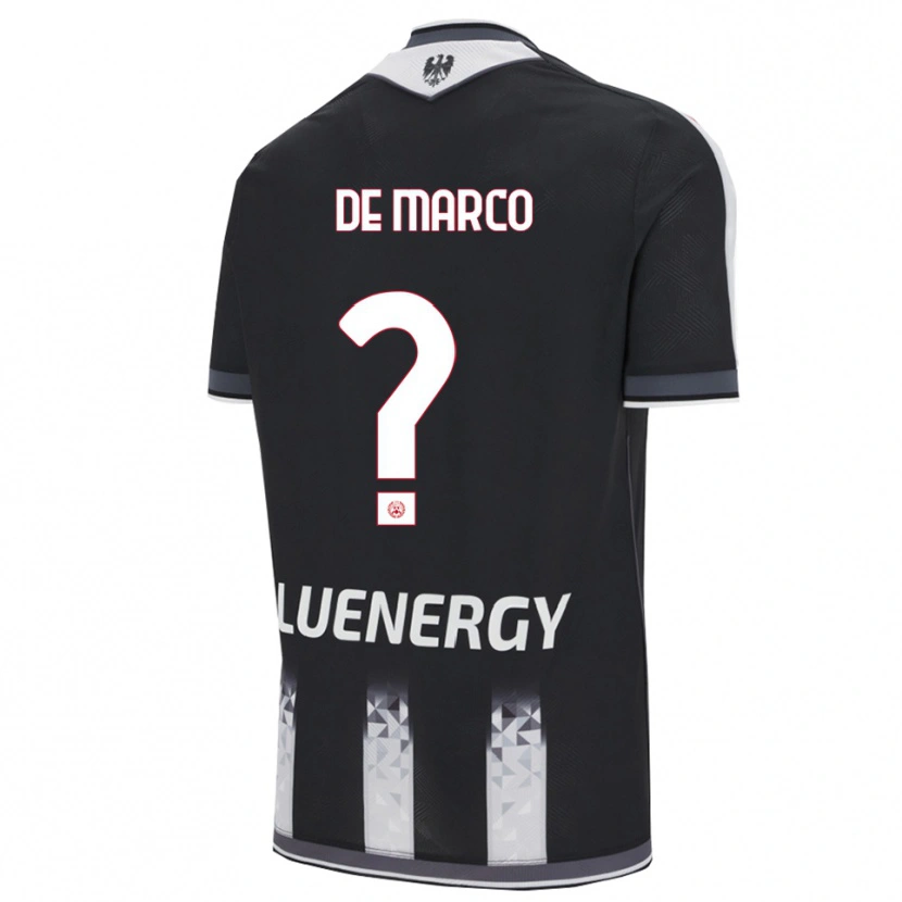 Danxen Kinder Manuel De Marco #0 Schwarz Weiß Heimtrikot Trikot 2025/26 T-Shirt Österreich