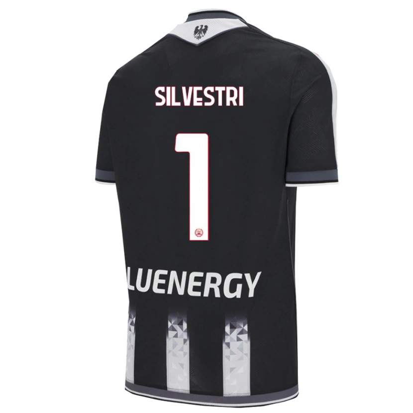 Danxen Kinder Marco Silvestri #1 Schwarz Weiß Heimtrikot Trikot 2025/26 T-Shirt Österreich