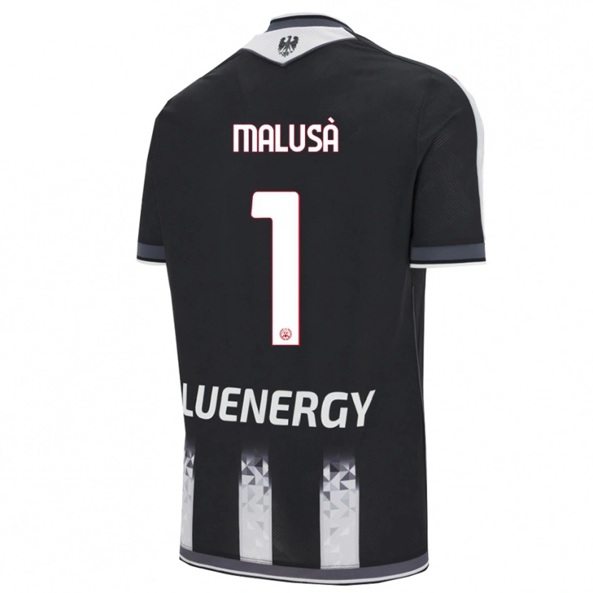 Danxen Kinder Joel Malusà #1 Schwarz Weiß Heimtrikot Trikot 2025/26 T-Shirt Österreich